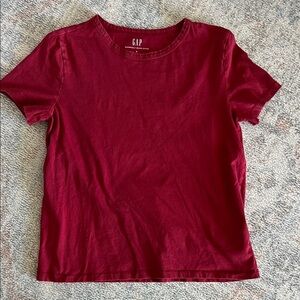 GAP Deep Red Casual Tee